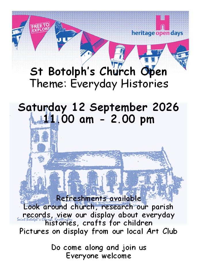 Heritage open day Saturday 12th Sept. 11:00am - 2:00 pm
