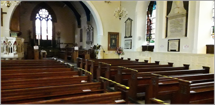 Picture of inside of church